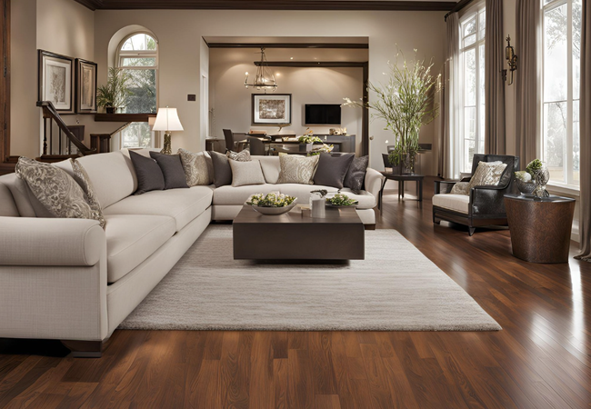 Upgrade your space with premium solid hardwood flooring available at Squarefoot Flooring in Barrie.