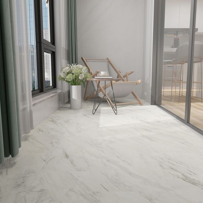 1867 Floors Evolution Azura Calacatta Luxury Vinyl Tile view 2