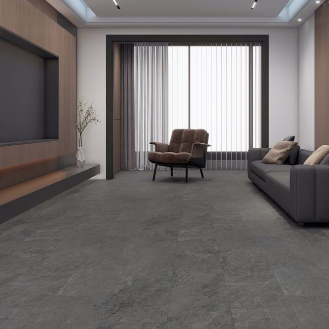 1867 Floors Evolution Azura Slate Coal Luxury Vinyl Tile view 2
