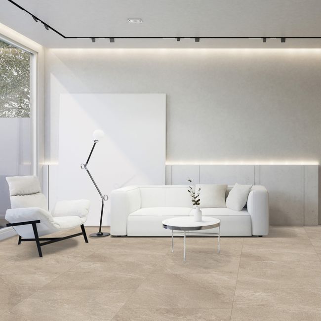 1867 Floors Evolution Purflex Ivory Luxury Vinyl Tile view 2