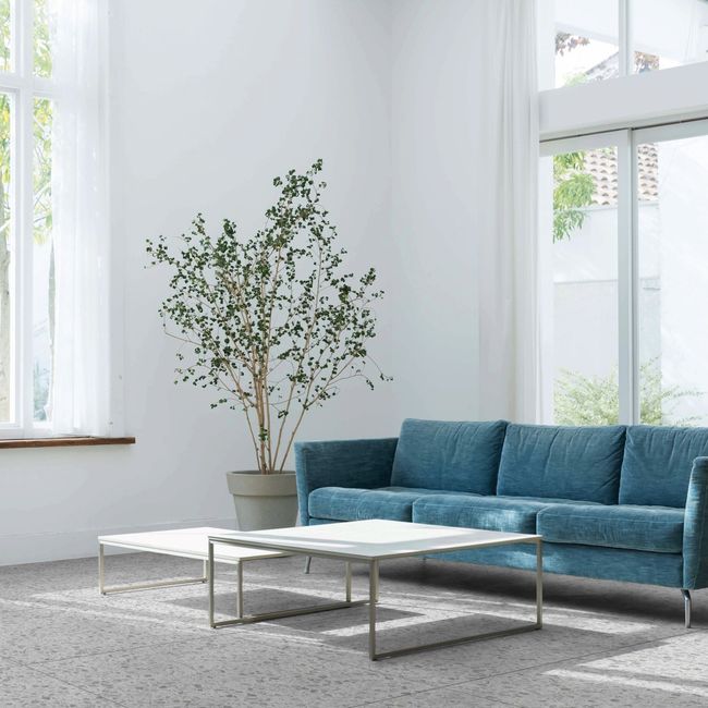 1867 Floors Evolution Purflex Terrazzo Blanco Luxury Vinyl Tile view 2