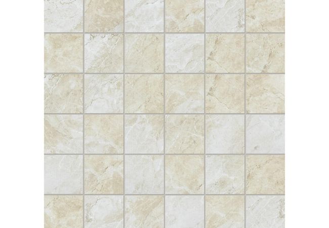 Anatolia Tile Malena Ivory Porcelain 2 X 2 Mosaic Matte
