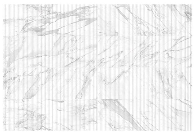 Anatolia Tile Raffino Bianco Vita Wall Porcelain 12 X 36 Alto Rectified Matte