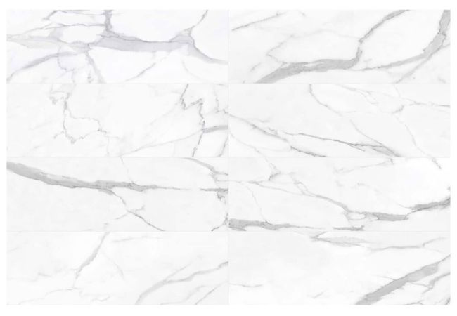 Anatolia Tile Raffino Statuario Valore Wall Porcelain 12 X 36 Rectified Matte