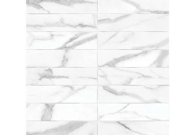 Anatolia Tile Raffino Statuario Valore Wall Porcelain 3 X 12 Artisan Pressed Matte