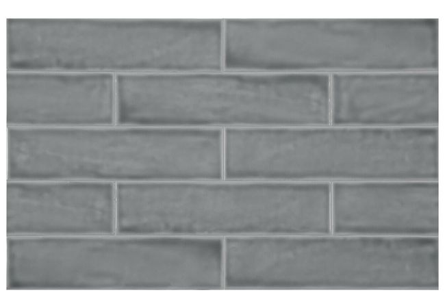 Anatolia Tile Teramoda Charcoal Porcelain 3 X 12 In Pressed Glossy