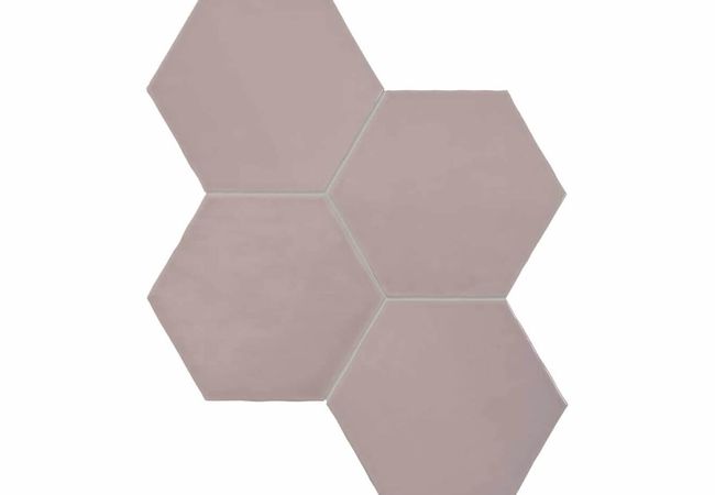 Anatolia Tile Teramoda Petal Porcelain 6 In Hexagon Pressed Glossy