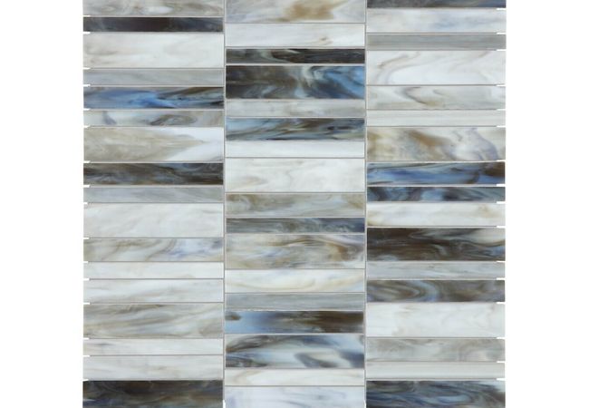 Anatolia Tile Baroque Alabastro Random Stacked Mosaic