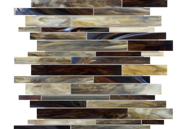 Anatolia Tile Baroque Paradiso Random Strip Mosaic