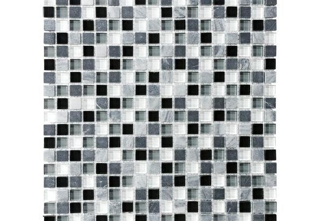 Anatolia Tile Midnight Glass Stone 5/8 X 5/8 Mosaic