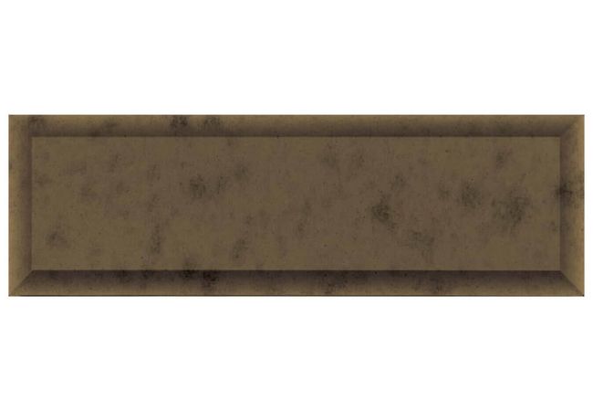 Anatolia Tile Obsidian Antique Bronze Mirror Mosaics 3 X 9 Beveled Glossy