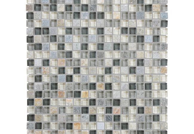 Anatolia Tile Silver Aspen 5/8 X 5/8 Mosaic