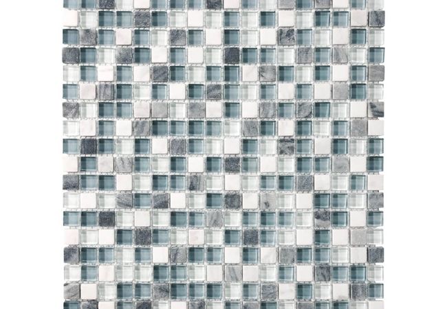 Anatolia Tile Waterfall Glass Stone 5/8 X 5/8 Mosaic