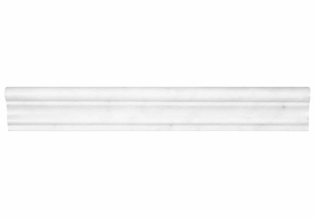 Anatolia Tile Bianco Venatino 2 X 12 Chairrail Polished / Honed Marble