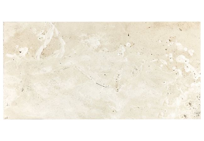 Anatolia Tile Ivory Travertine 8 x 16 Brushed Natural Stone