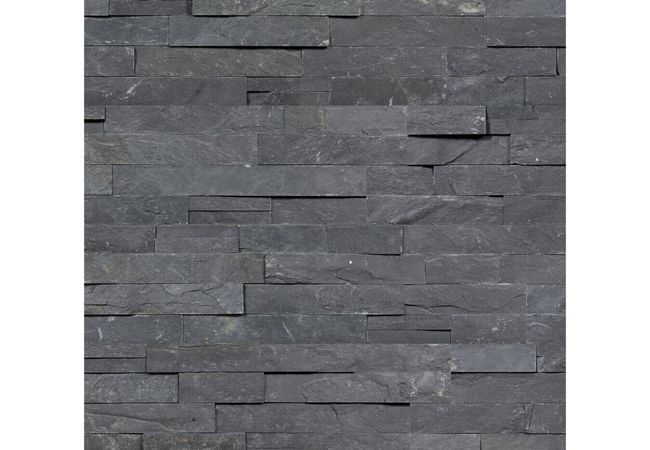 Anatolia Tile Ledgerstone Carbon 6 X 24 Natural Stone Tile Mosaic