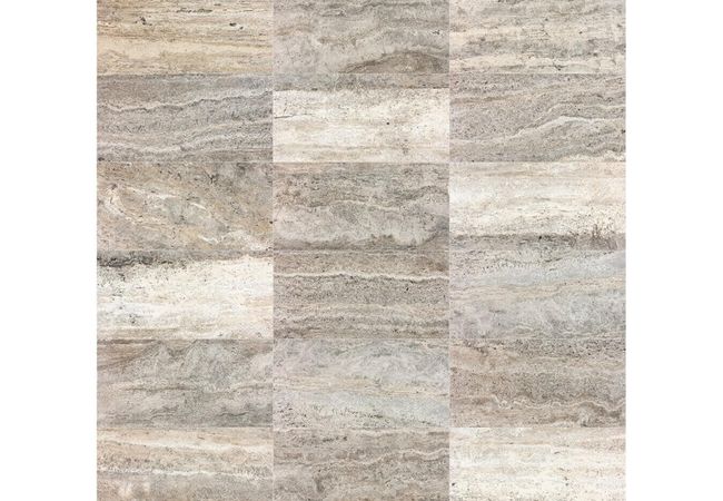 Anatolia Tile Silver Ash Travertine 12 x 24 Natural Stone Tile
