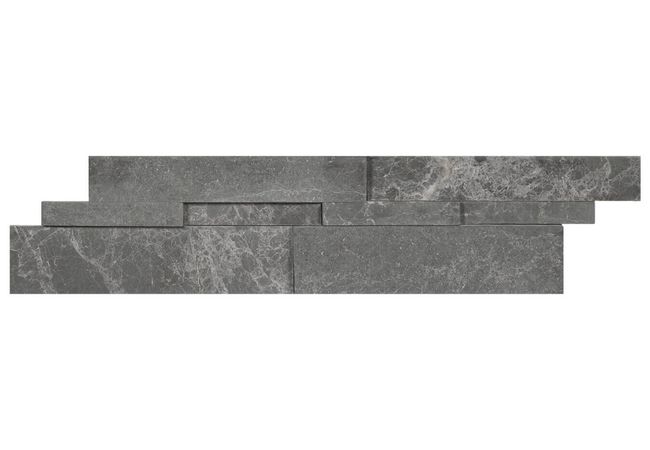 Anatolia Tile Stark Carbon 6 x 24 Cubics Panel Polished Natural Stone