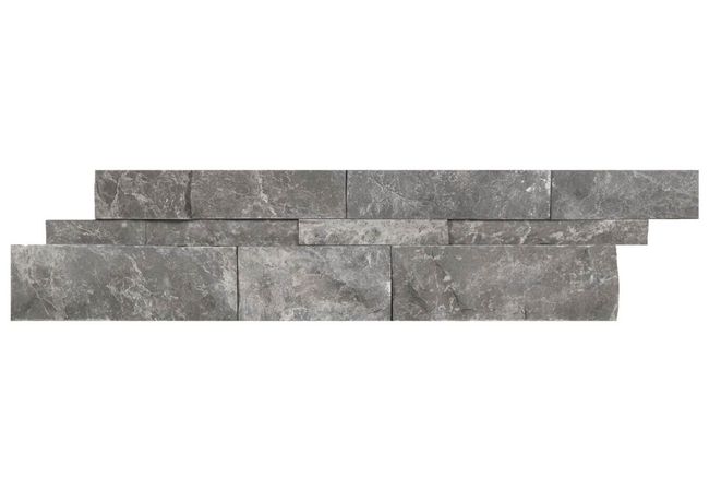 Anatolia Tile Stark Carbon 6 x 24 Split Face Panel Natural Stone