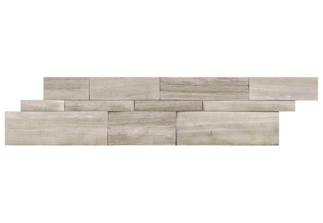 Anatolia Tile Strada Mist 6 x 24 Split Face Panel Natural Stone