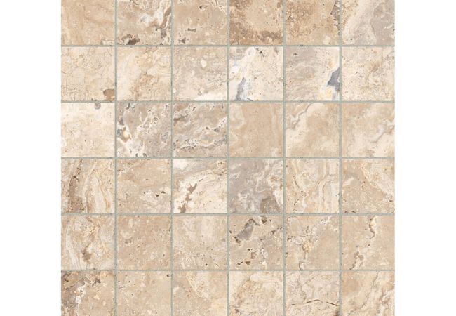 Anatolia Tile Antico Ivory Porcelain 2 x 2 Mosaic Matte