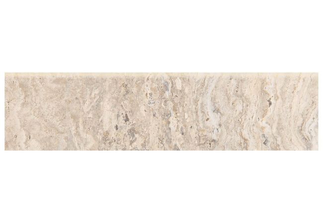 Anatolia Tile Antico Ivory Porcelain 3 x 12 Bullnose Matte