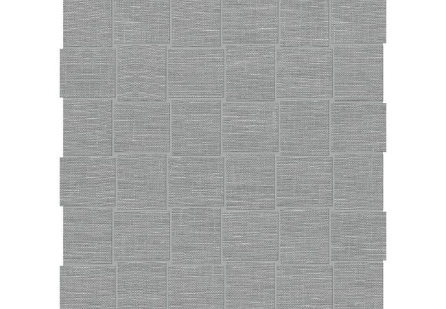 Anatolia Tile Belgian Linen Porcelain Mica 2 x 2 Basketweave Mosaic Matte