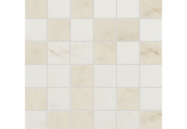 Anatolia Tile Bellina Cream Porcelain Multi 2 x 2 Mosaic Matte