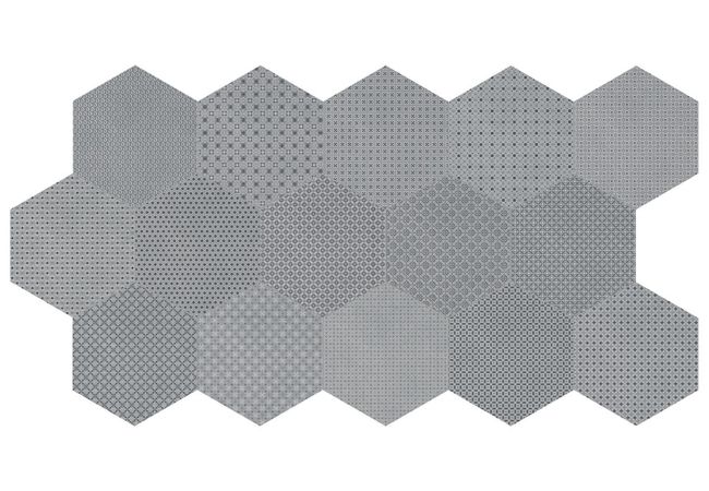 Anatolia Tile Cashmere Porcelain 8.5 Hexagon Blend Pressed Matte