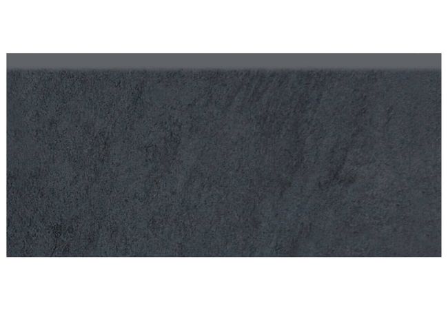 Anatolia Tile Cinq Black Porcelain 3 x 8 Bullnose Matte