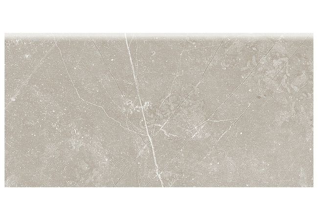 Anatolia Tile Classic Pulpis Grey Porcelain 3 x 6 Bullnose Glossy