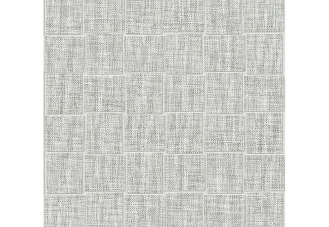 Anatolia Tile Crossweave Heather Grey Porcelain 2 x 2 Basketweave Mosaic Matte