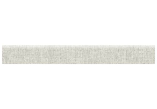 Anatolia Tile Crossweave Parchment Porcelain 3 x 24 Bullnose Matte