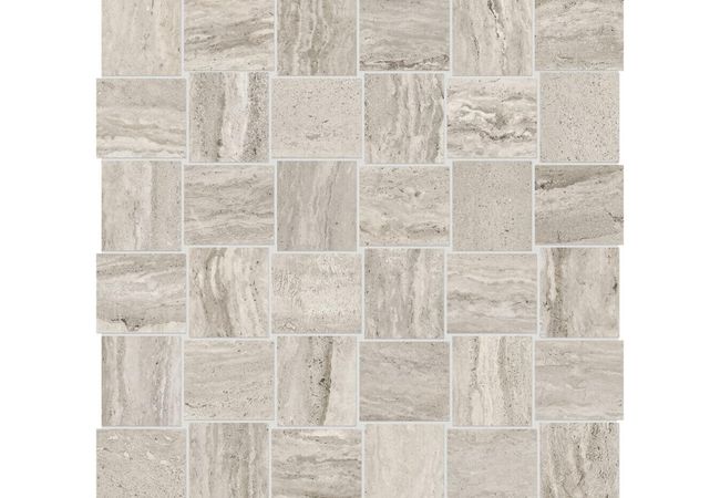 Anatolia Tile Precept Clay Porcelain 2 X 2 Basketweave Mosaic Matte