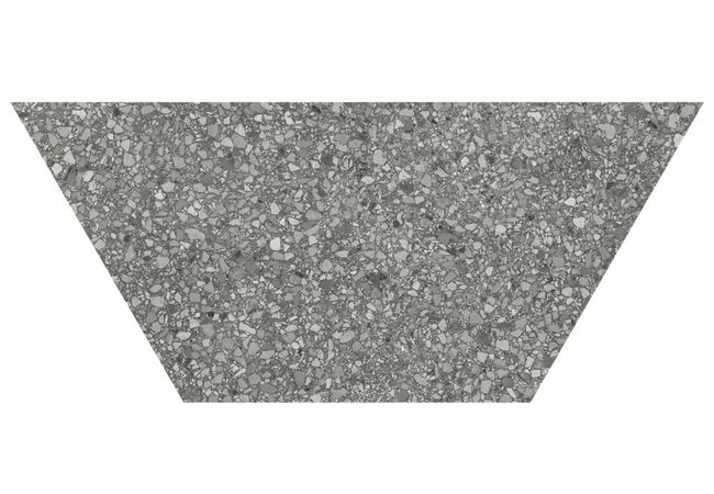 Anatolia Tile Station Shadow Porcelain 10 X 24 Half Hex Rectified Matte