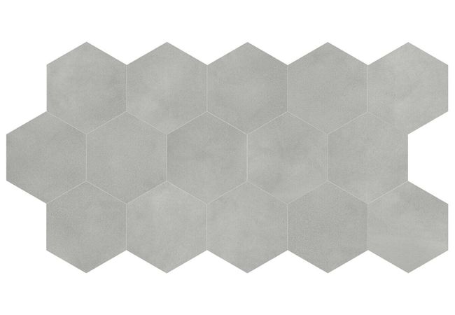 Anatolia Tile Wool Porcelain 8.5 In Hexagon Pressed Matte