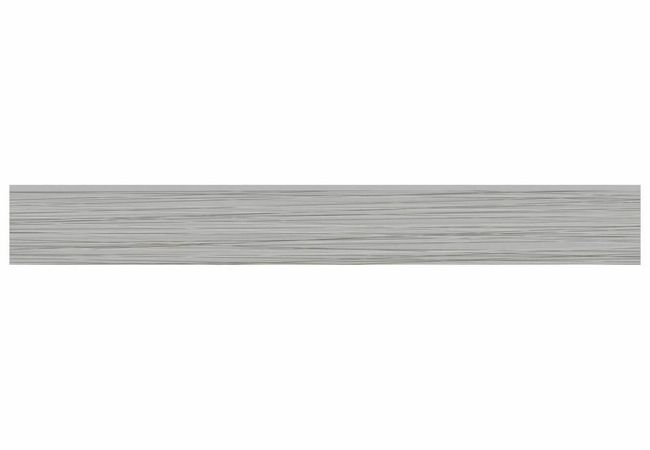 Anatolia Tile Zera Annex Silver Porcelain 3 X 24 Bullnose Matte