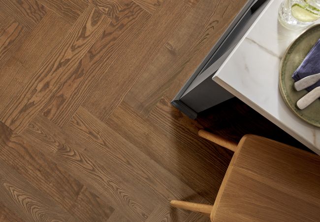 Anderson Tuftex European Ash Herringbone Biscotti view 2