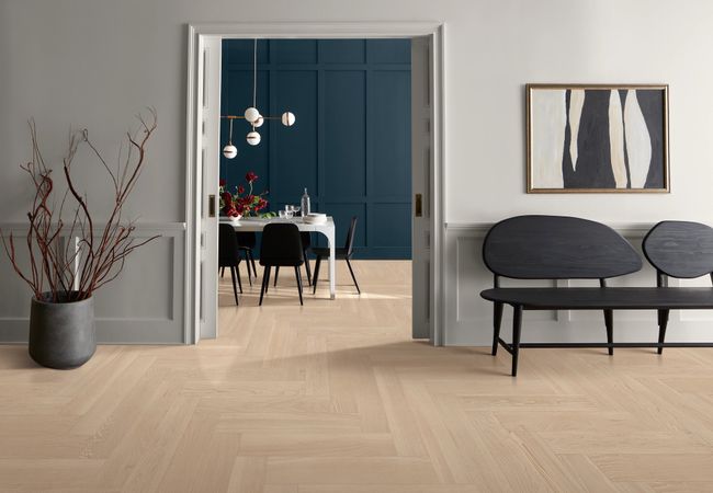 Anderson Tuftex European Ash Herringbone Bistro view 2