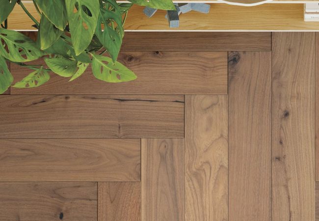 Anderson Tuftex Revival American Walnut Herringbone Sirocca view 3