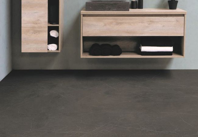 Beaulieu Blacktex BL002 Element Dark Grey B0137 Sheet Vinyl