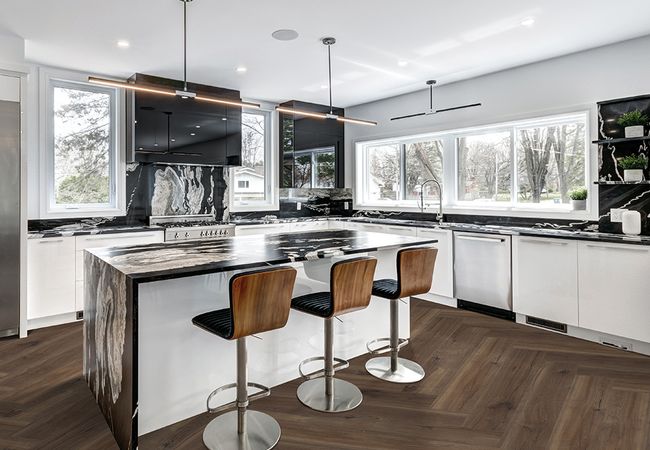 Beaulieu Style Vinyl Plank Cracked Dark Brown B367