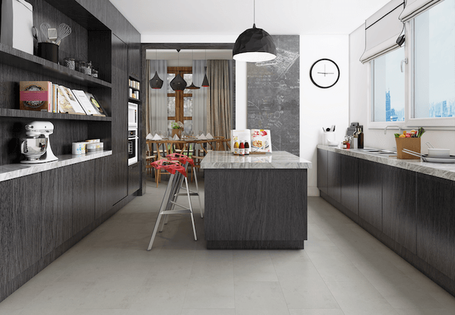 Biyork Hydrogen 6 Chalk Luxury Vinyl Tile view 2