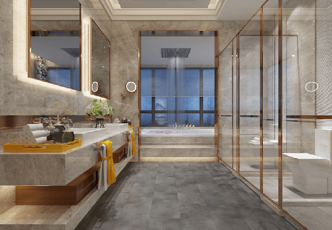 Biyork Hydrogen 6 Marble Luxury Vinyl Tile view 2