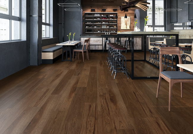 Biyork Floors Nouveau 6 Clic Hickory Natural Twine