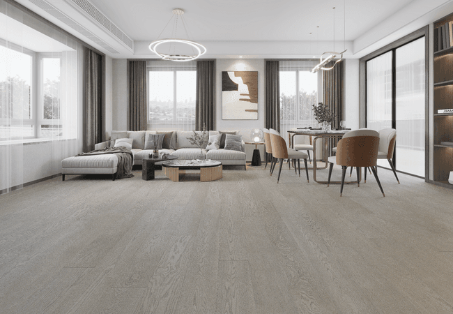 Biyork Floors Nouveau 6 European Oak Silver Lace view 2