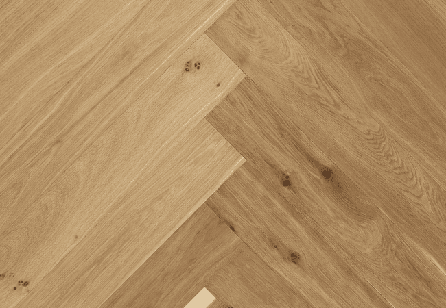 Biyork Floors Nouveau 7 Bespoke European Oak Herringbone Cottage Plank