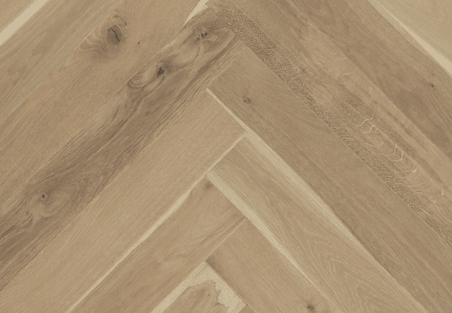 Biyork Floors Nouveau 7 Bespoke European Oak Herringbone Northern Veranda