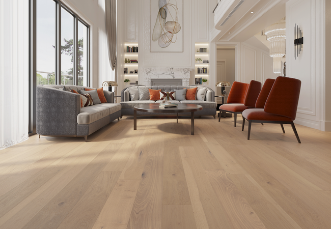 Biyork Floors Nouveau 8 European Oak Salted Biscotti view 2