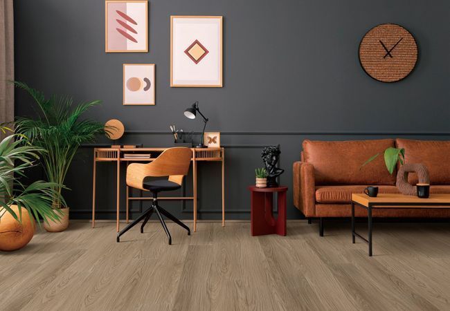 Coretec Pro Premium Bromham Walnut Luxury Vinyl Plank view 2
